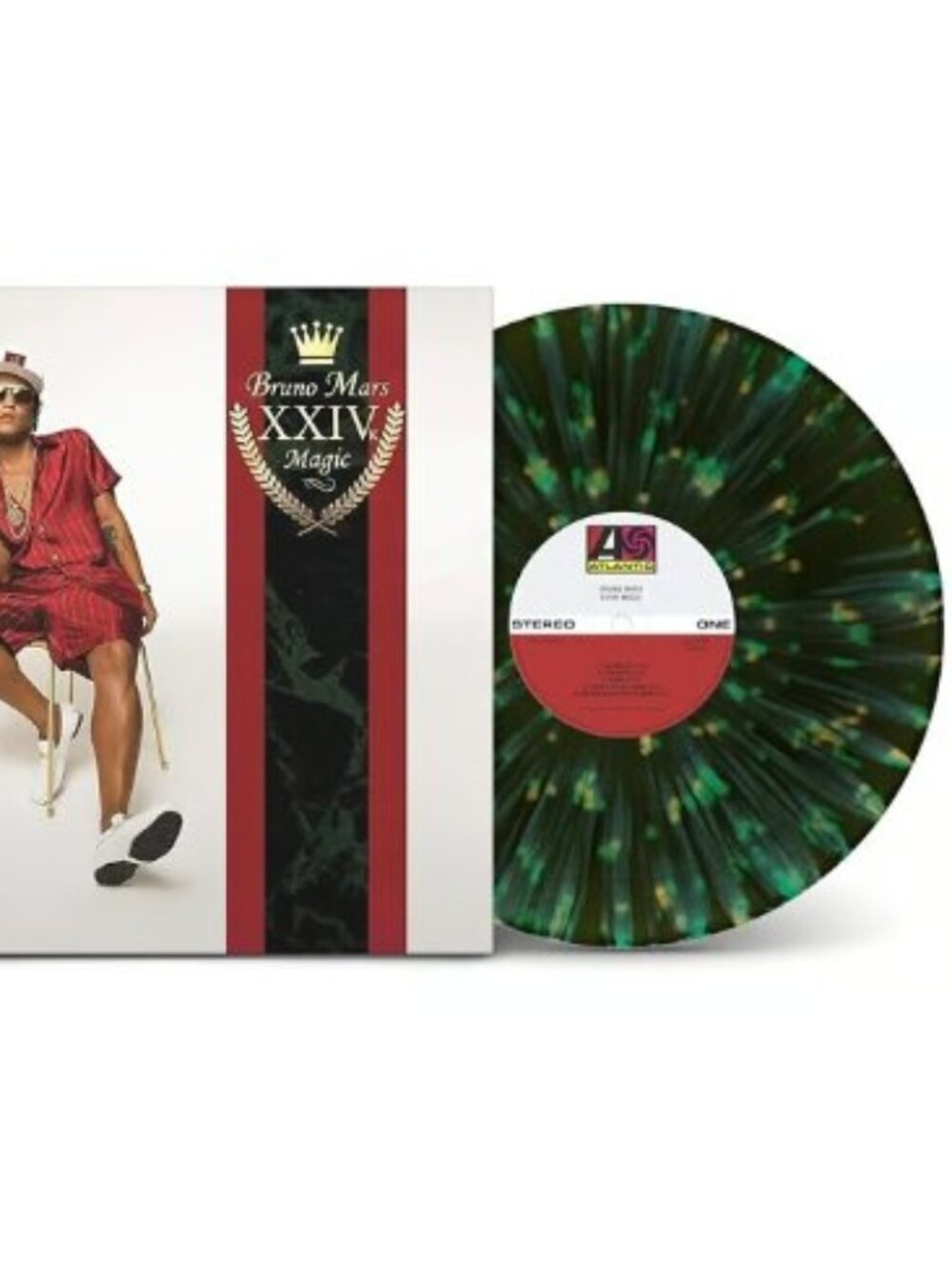 Bruno Mars 24K Magic LP ~ Exclusive Colored Vinyl (Splatter) ~ New/Sealed!